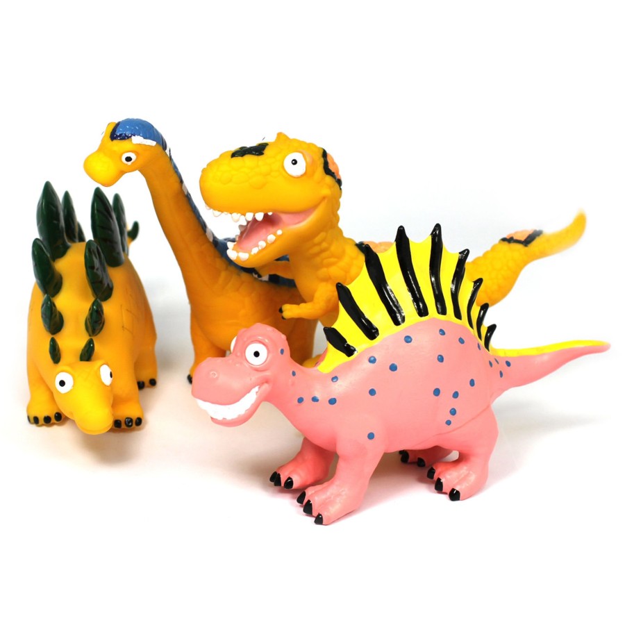 Small World Talking Turtle | Small World Cartoon Dinosaurs - 4Pcs