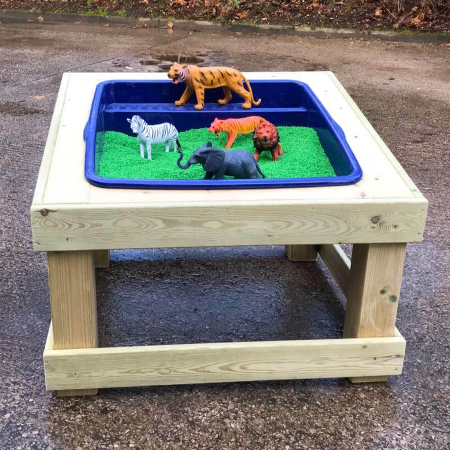 Outdoors Talking Turtle | Outdoor Wooden Sand & Water Table