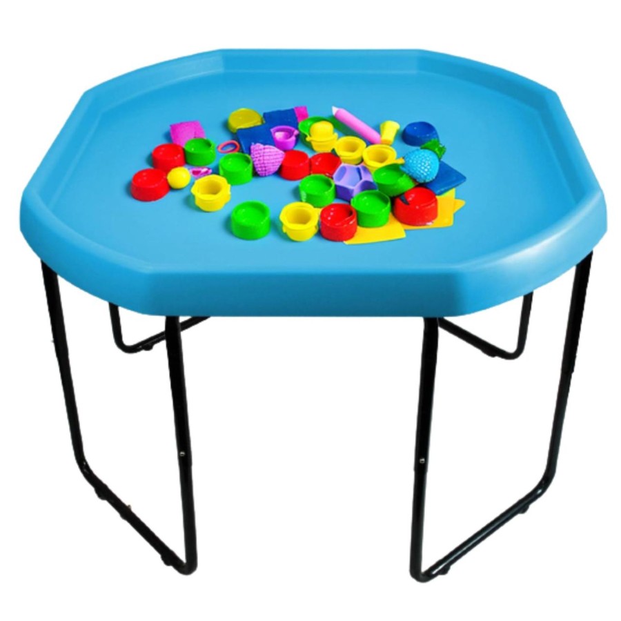 Messy Play Talking Turtle | Light Blue Tuff Tray And Stand - Height Adjustable