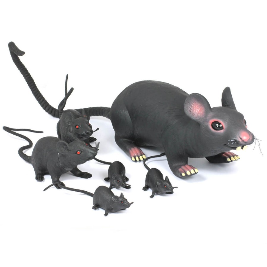 Jumbo Animals Talking Turtle | Small World Toy Rat Family (Set Of 6)