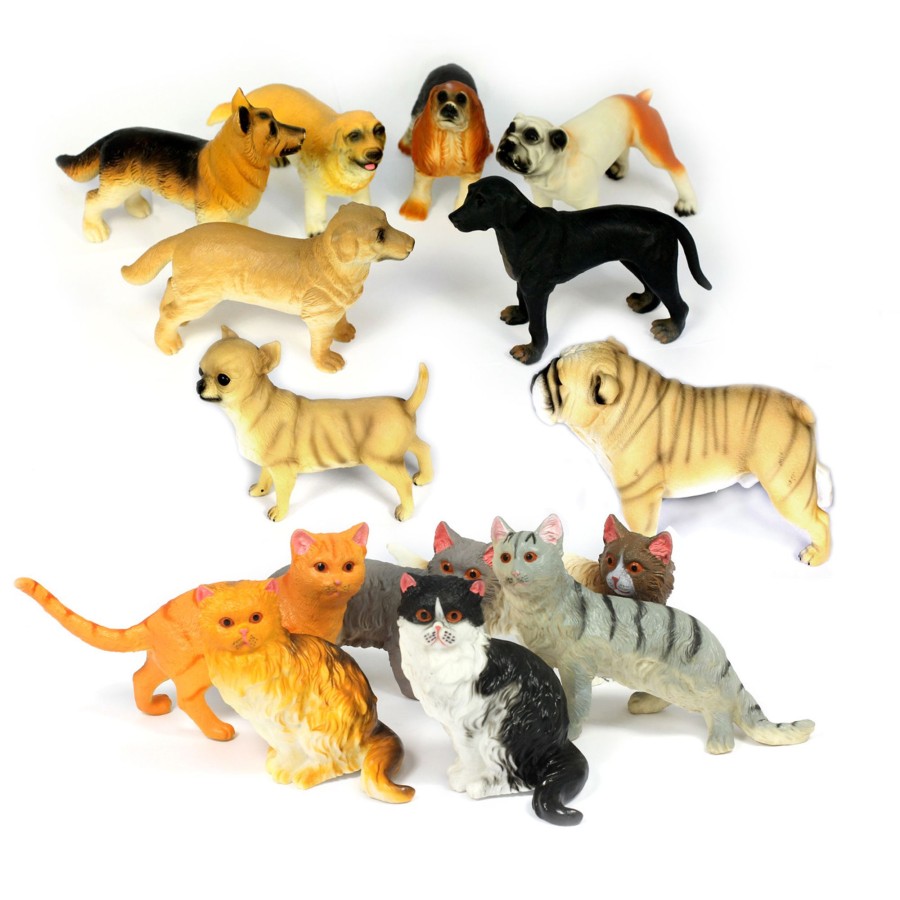 Jumbo Animals Talking Turtle | 14Pcs Large Soft Feel Dogs And Cats