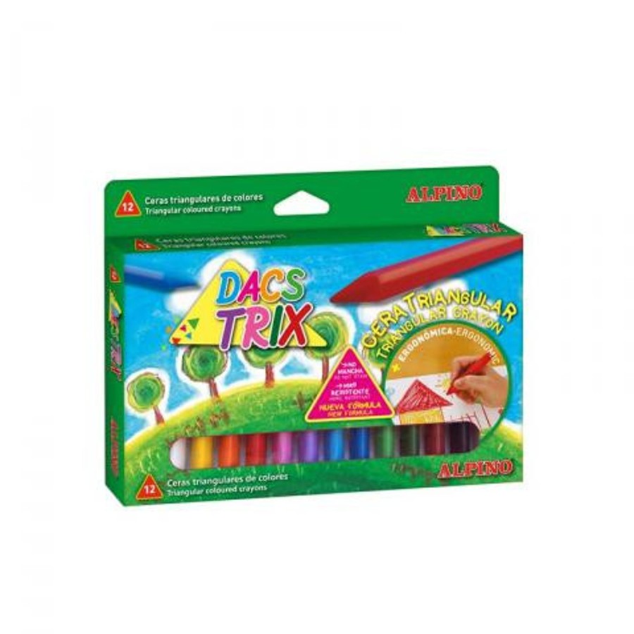 Arts & Crafts Talking Turtle | Junior Dacstrix Triangle Wax Crayons Pk12