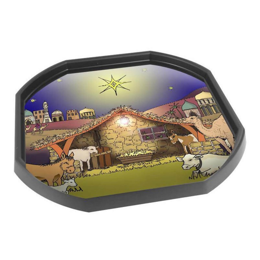 Small World Talking Turtle | Tuff Tray Mat - Christmas Nativity