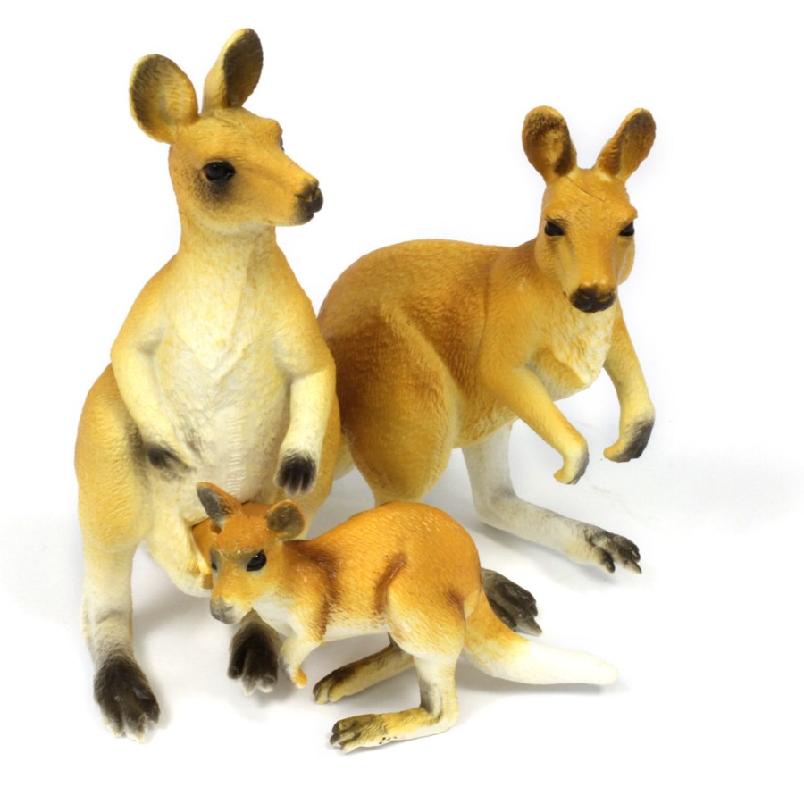 Small World Talking Turtle | Small World Kangaroo Animal Figures 3Pc