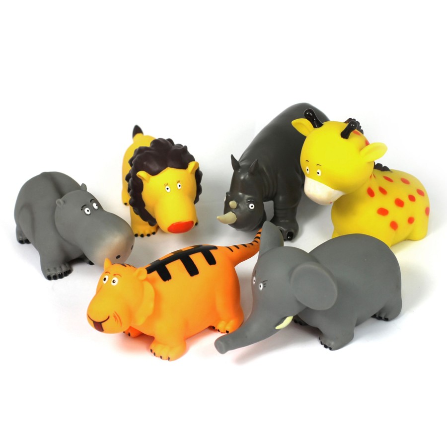 Small World Talking Turtle | Small World Cartoon Wild Animals - 6Pcs