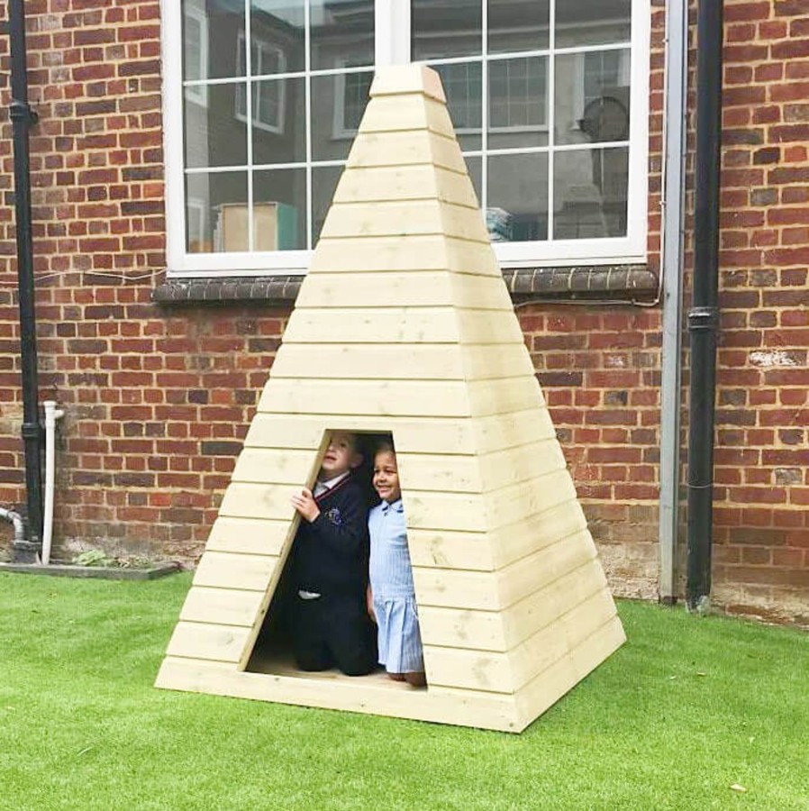 Outdoors Talking Turtle | Outdoor Wooden Teepee