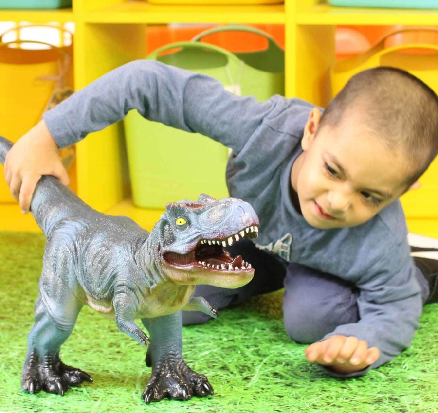 Jumbo Animals Talking Turtle | Jumbo T-Rex Toy Blue - 23 Inch - Perfect For Small World Play