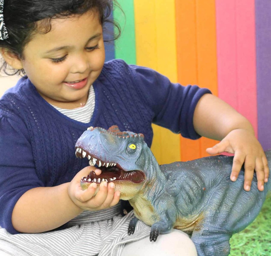 Jumbo Animals Talking Turtle | Jumbo T-Rex Toy Blue - 23 Inch - Perfect For Small World Play