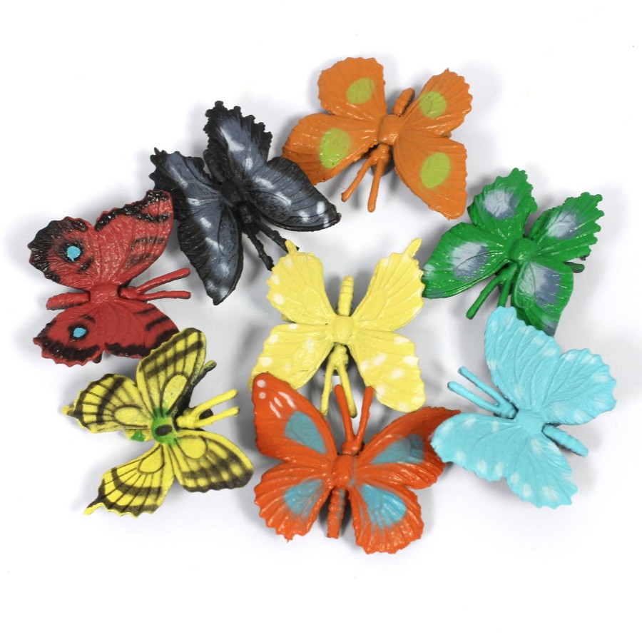 Small World Talking Turtle | Realistic Small World Butterfly, Lizard, & Minibeast Toys - 20Pcs