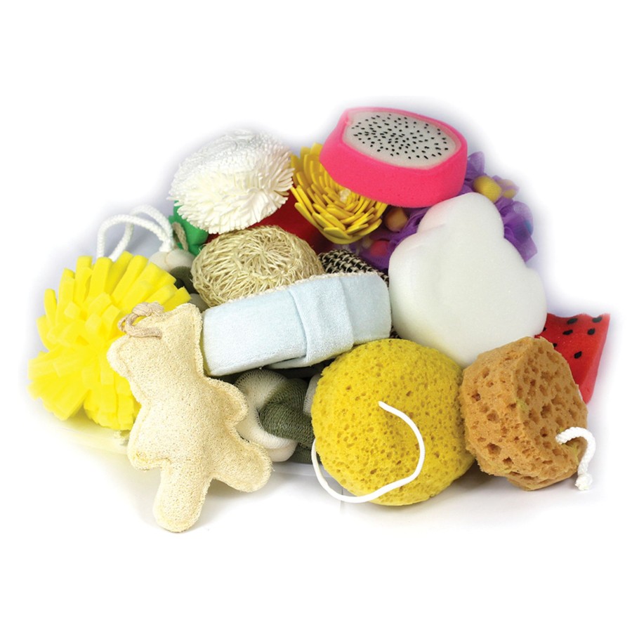 Loose Parts Talking Turtle | 15Pc Sensory Tactile Sponge Set For Sensory Stimulation & Therapy