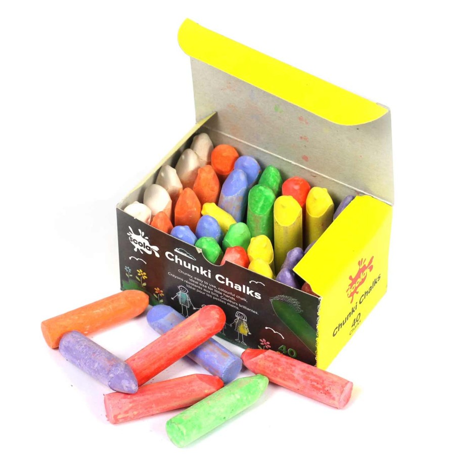 Arts & Crafts Talking Turtle | Chunki Chalks 40Pk Assorted