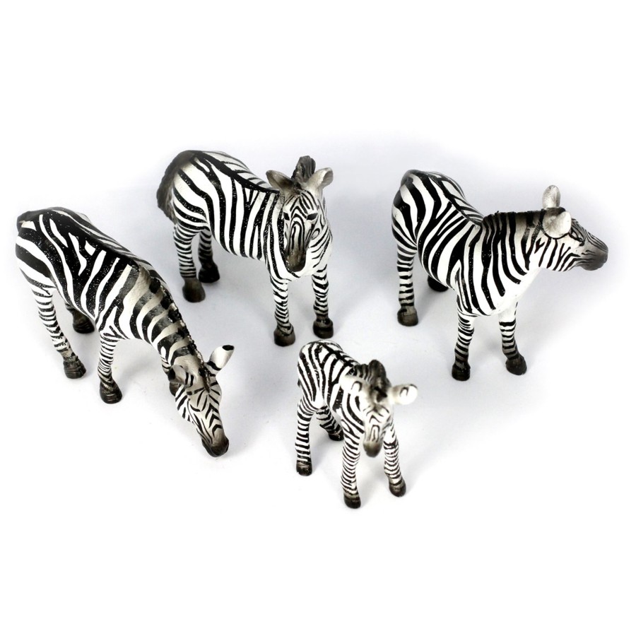 Small World Talking Turtle | Small World Zebra Family 4Pc