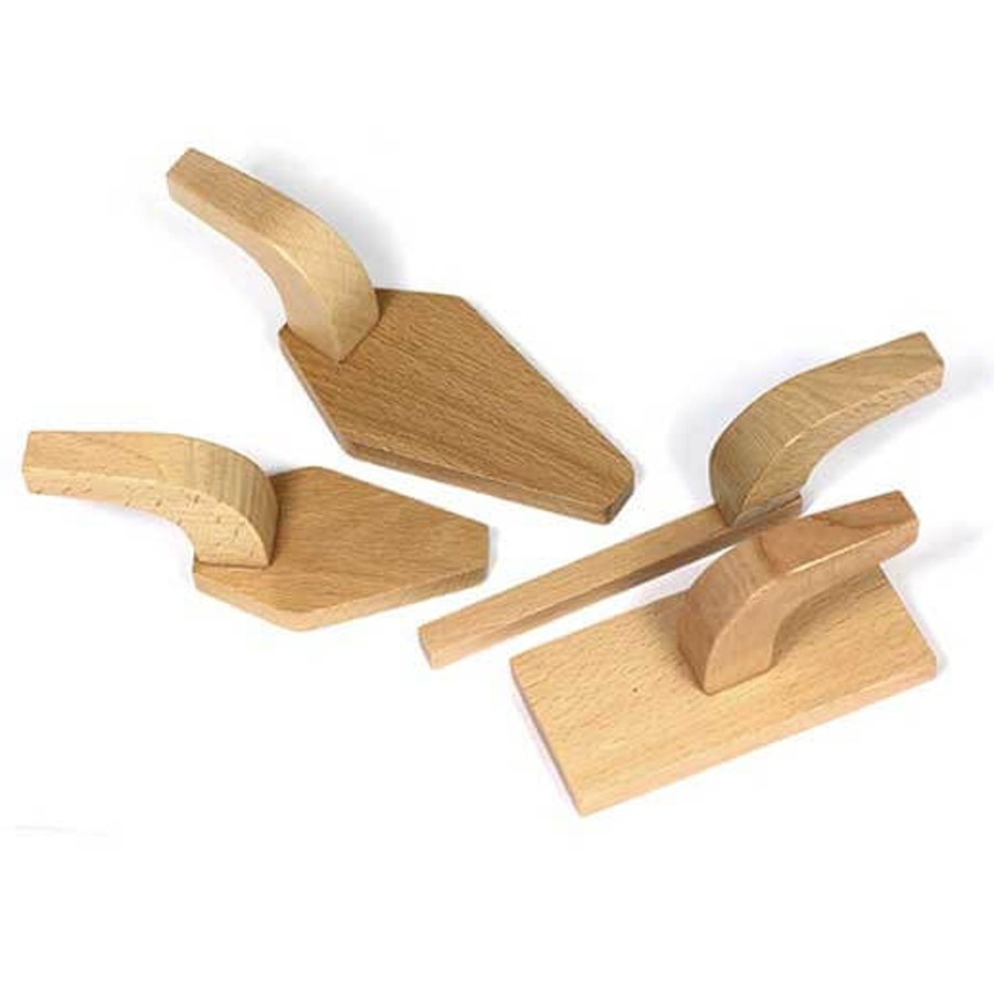 Role-Play Talking Turtle | Children'S 4Pc Wooden Toy Tools Set