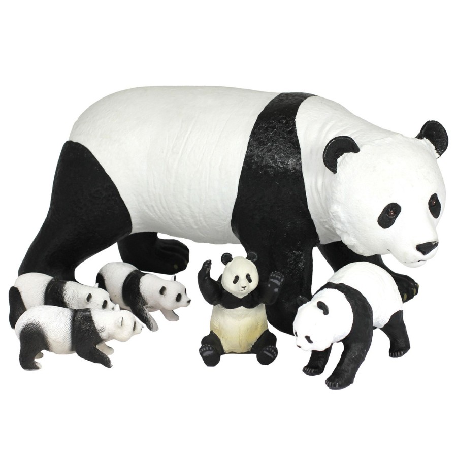 Jumbo Animals Talking Turtle | 6Pc Panda Family Toys