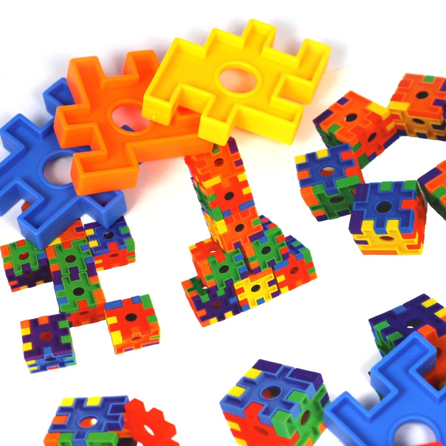 Construction Talking Turtle | 36Pc Cube Shapes Construction Set