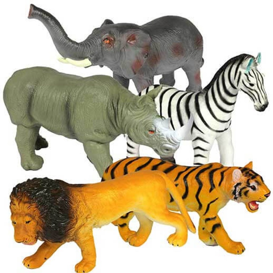 Jumbo Animals Talking Turtle | Jumbo Wild Safari Animal Toys Bundle Of 5.