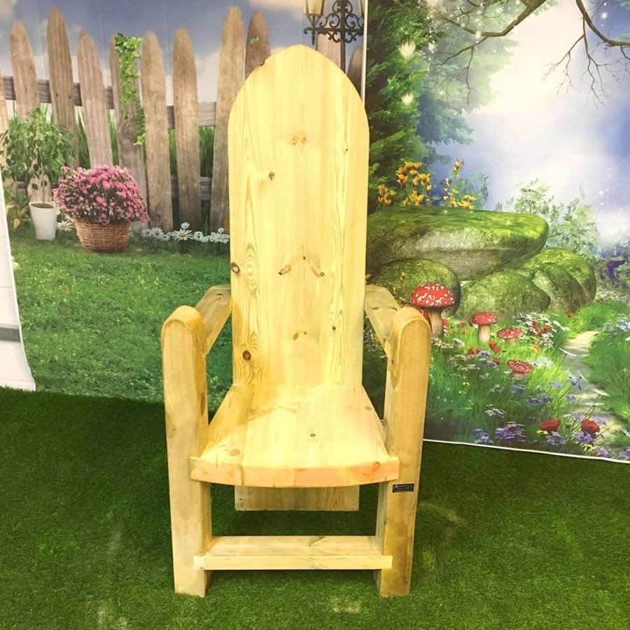 Outdoors Talking Turtle | Wooden Outdoor Reading Chair