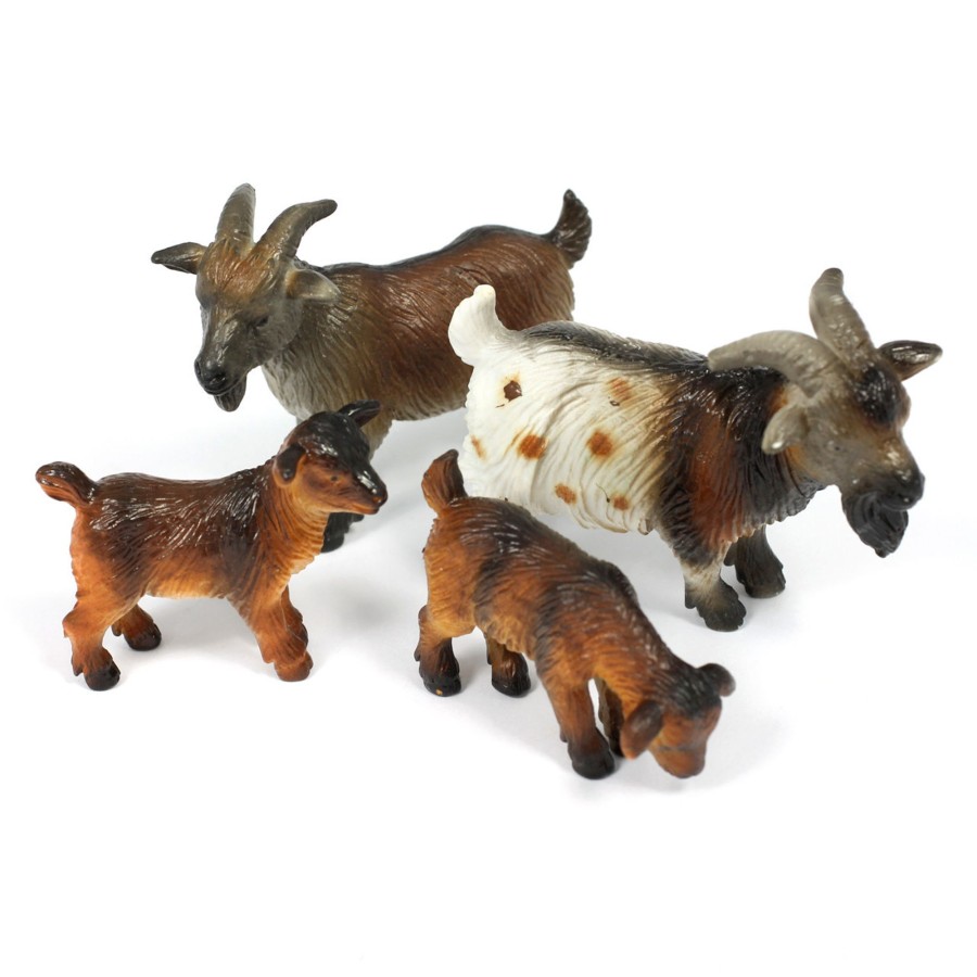 Small World Talking Turtle | 4Pc Small World Goat Animal Figures