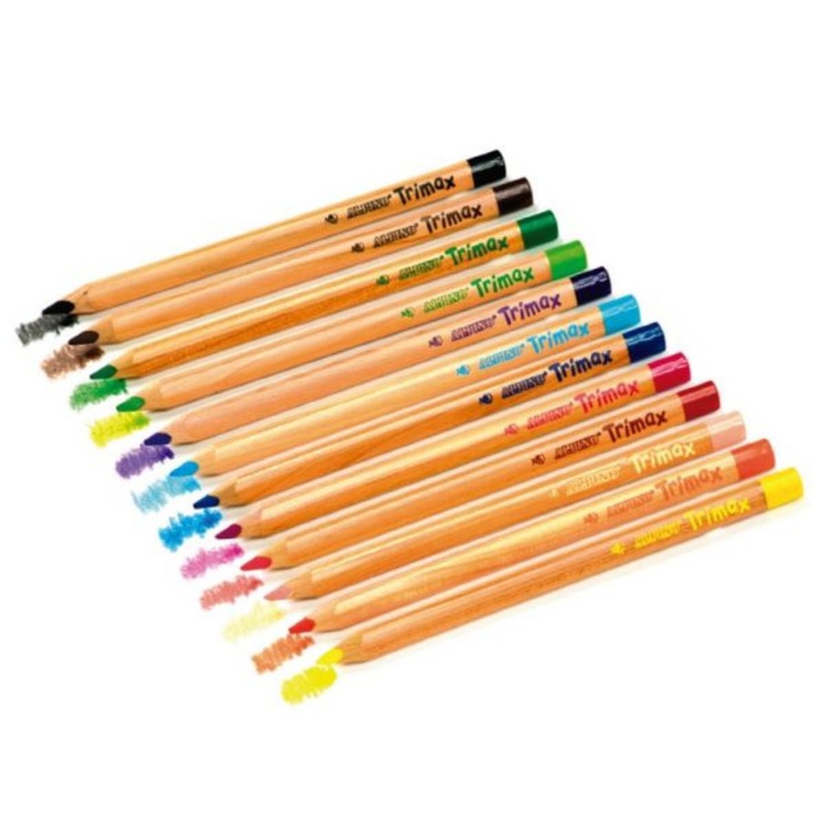 Arts & Crafts Talking Turtle | Ergonomic Jumbo Colour Pencils - 12Pk