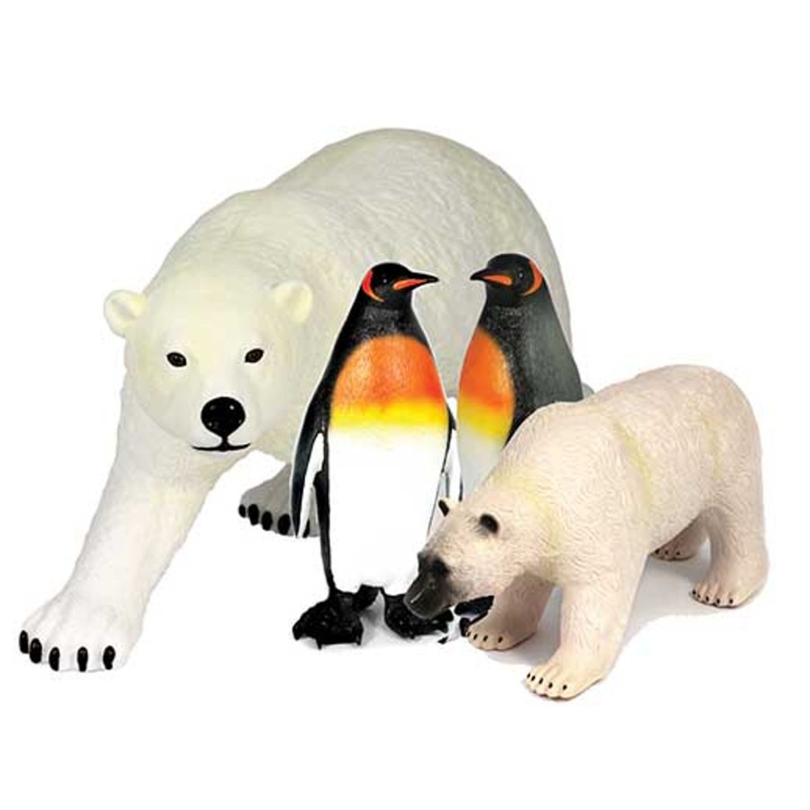 Jumbo Animals Talking Turtle | Small World Jumbo Arctic Animals 4Pc Set For Realistic & Engaging Learning