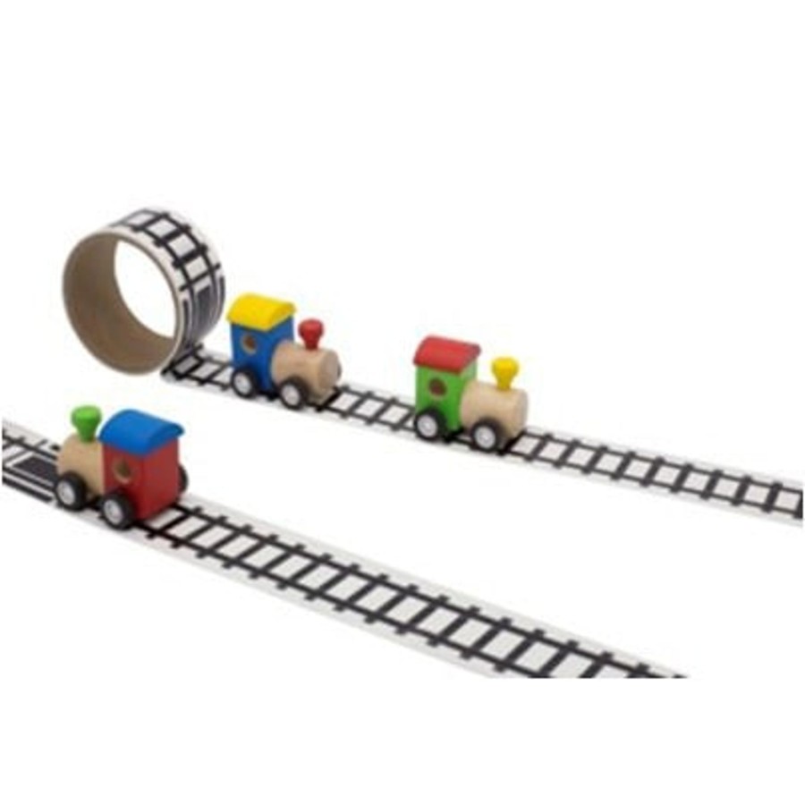 Loose Parts Talking Turtle | Children'S Railway Tape & Wooden Toy Train