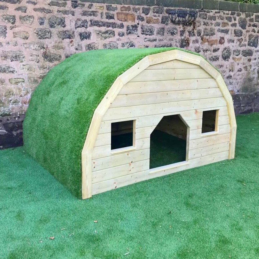 Outdoors Talking Turtle | Hobbit-Inspired Wooden Playhouse With Floor