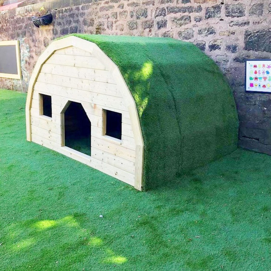 Outdoors Talking Turtle | Hobbit-Inspired Wooden Playhouse With Floor