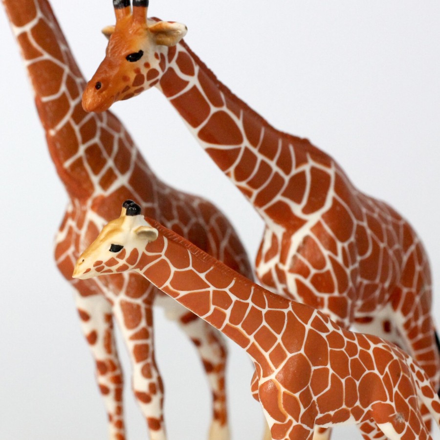 Small World Talking Turtle | Small World Giraffe Animal Figures 3Pc