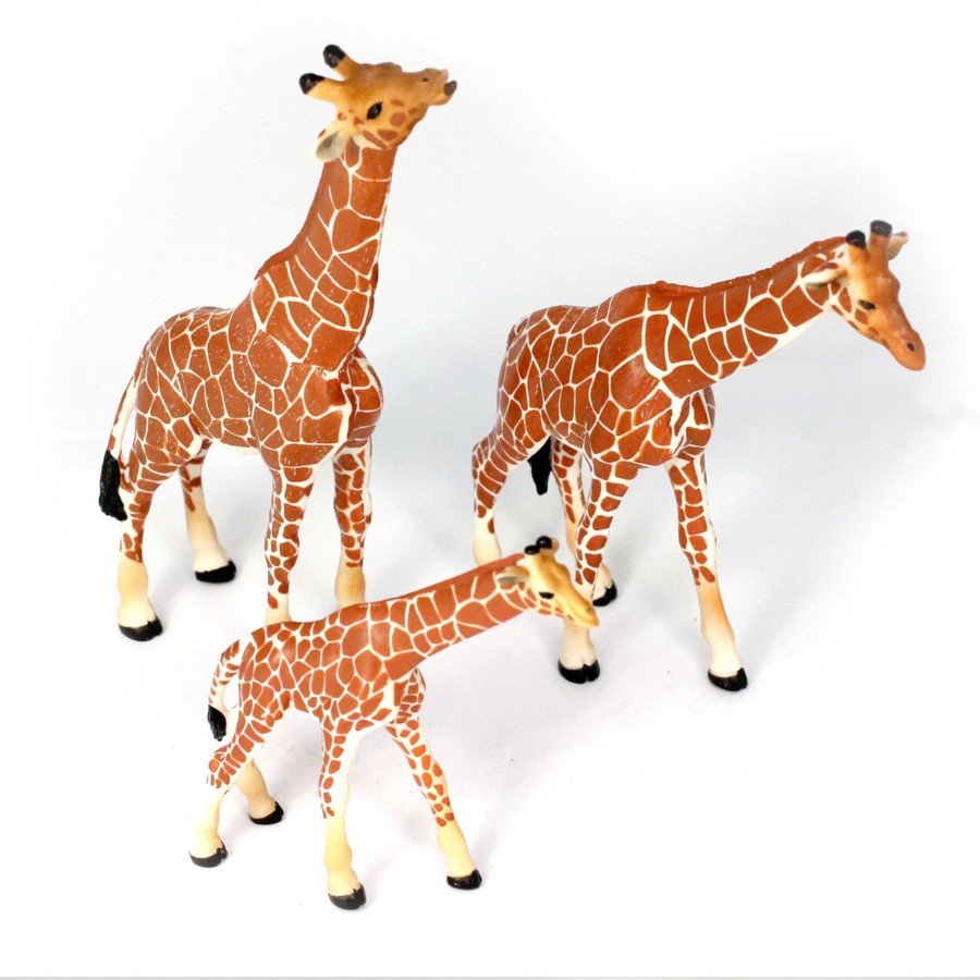 Small World Talking Turtle | Small World Giraffe Animal Figures 3Pc