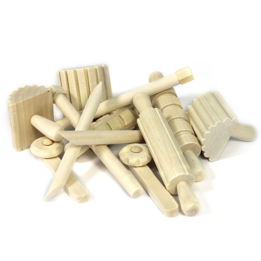 Arts & Crafts Talking Turtle | Wooden Dough Tools Set