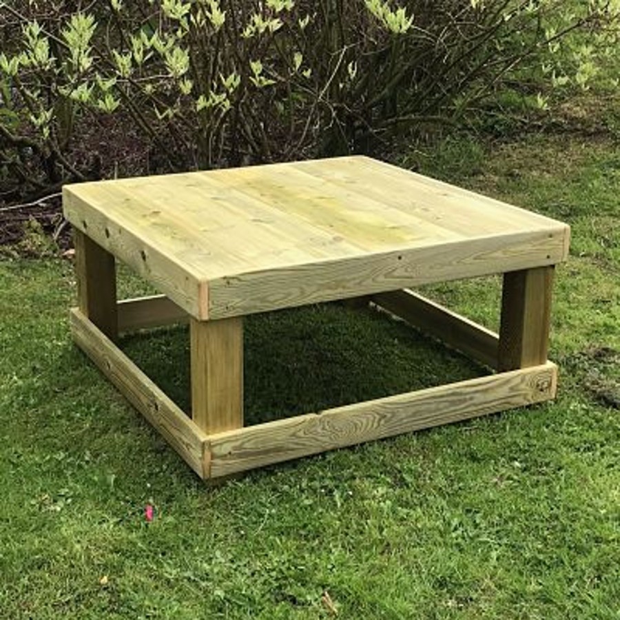 Outdoors Talking Turtle | Wooden Activity Table