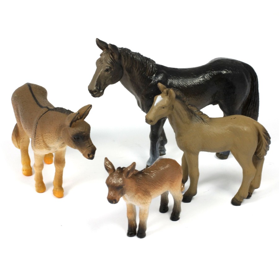 Small World Talking Turtle | 4Pc Small World Horse And Donkey Animal Bundle